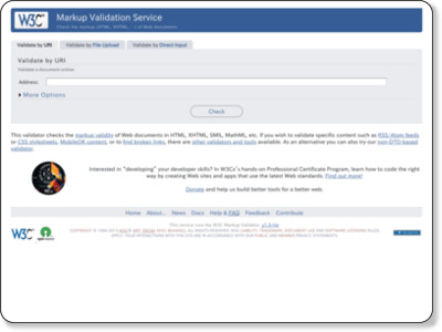 http://validator.w3.org/