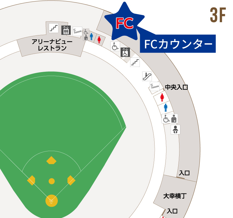 ①～②ゲート間特設ブース