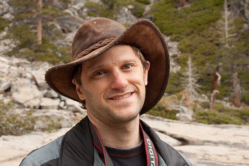 Eric Glover wearing hat