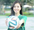 韓国メディア　美人のW杯アナウンサー