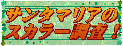 サンタマリアの スカラー調査！