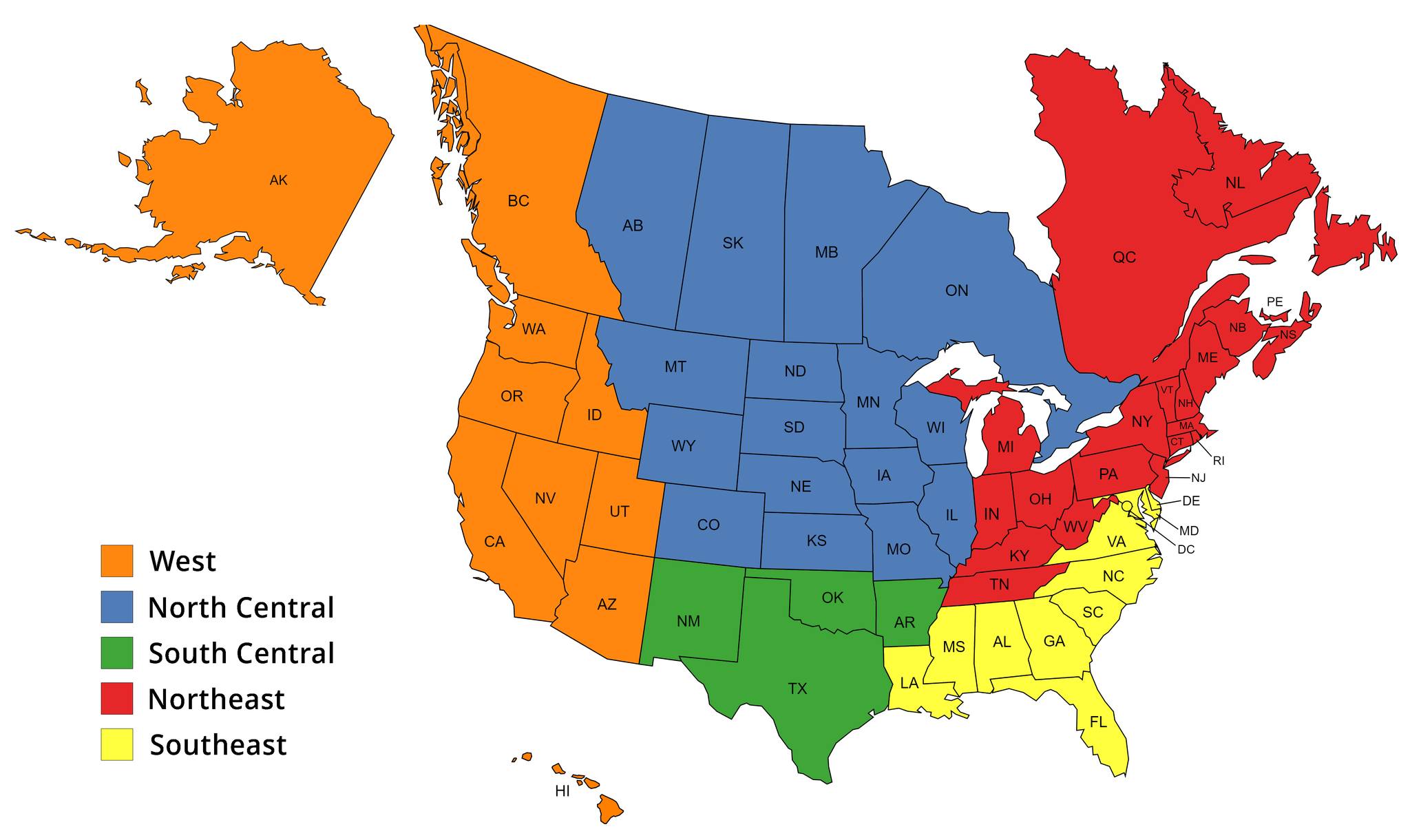 Regional Engineer Territories