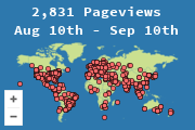 Locations of visitors to this page