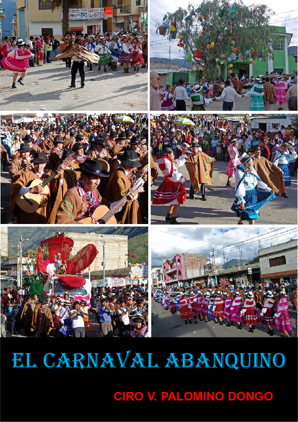 First page of “EL CARNAVAL ABANQUINO”