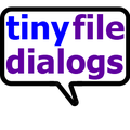 [OFFICIAL] tinyfiledialogs v3.19.0 C C++