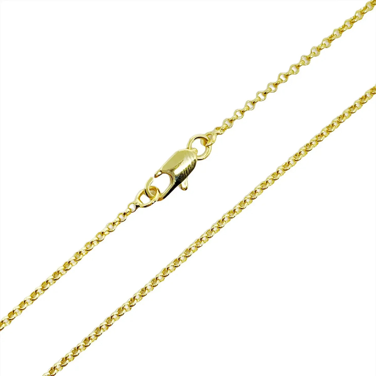 18k Gold Filled 1.5mm Rolo Chain Available in 18"