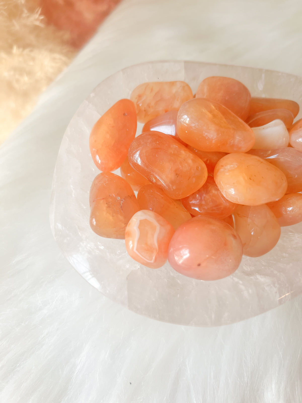 Pastel Carnelian Tumble