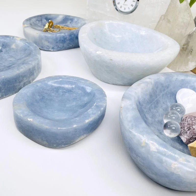 Blue Calcite Bowl