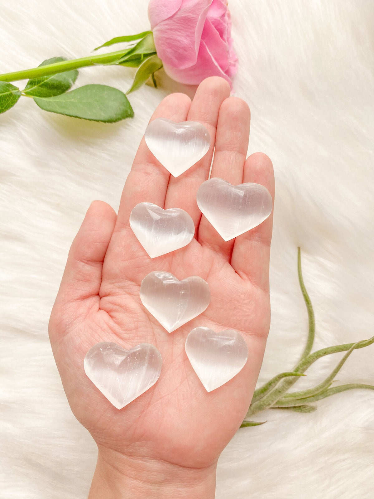 Mini Selenite Heart