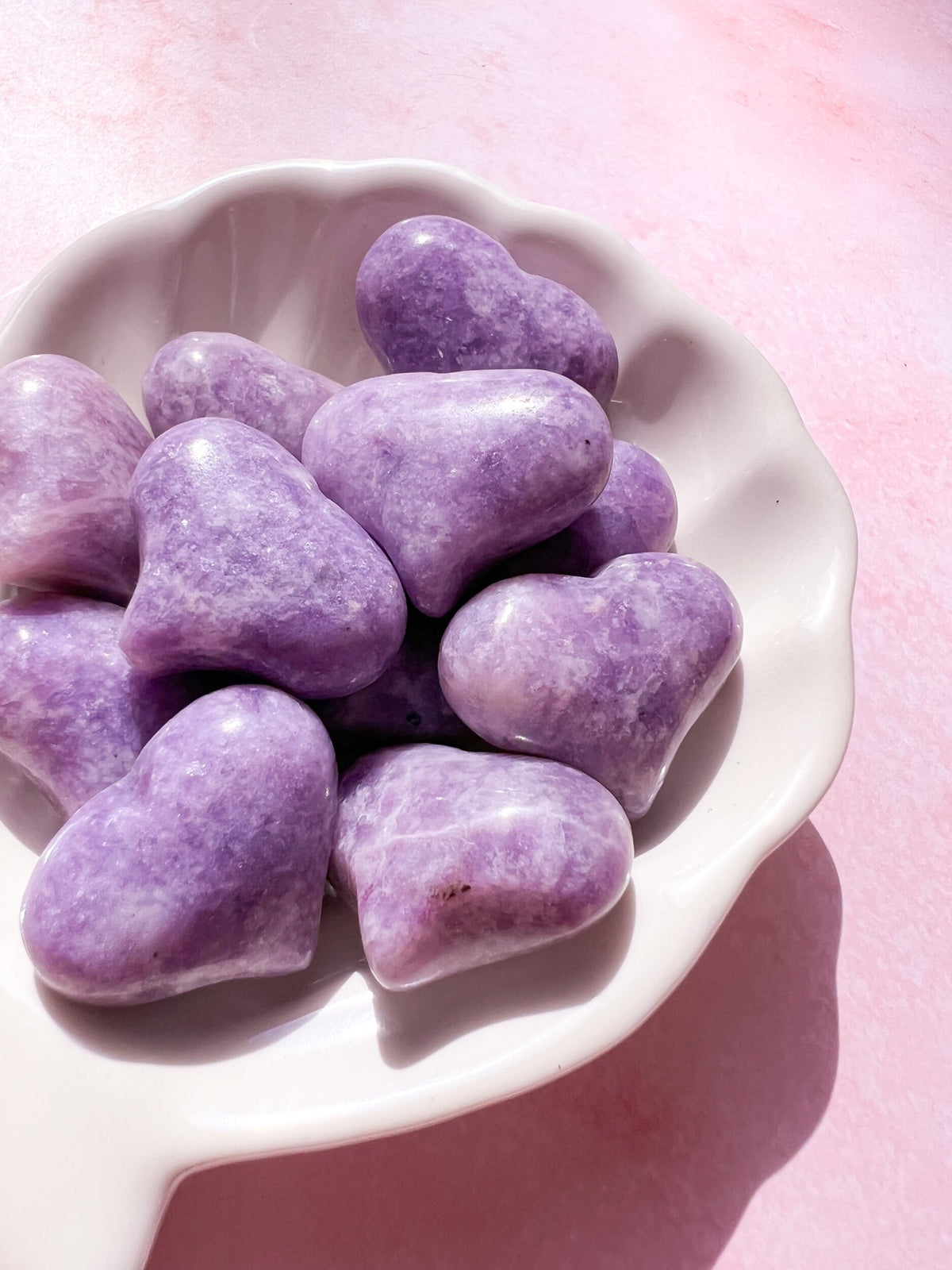 Lepidolite Mini Heart