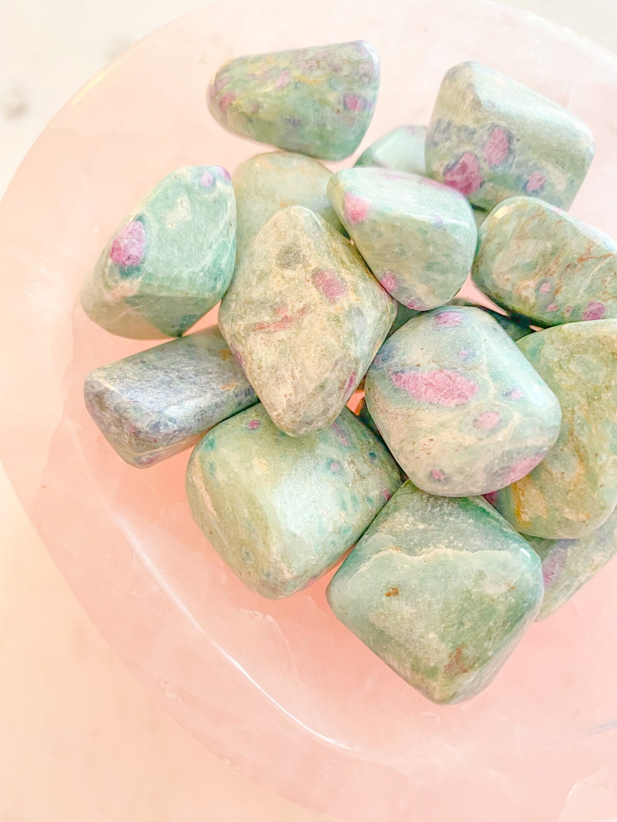 Ruby in Fuchsite Tumble