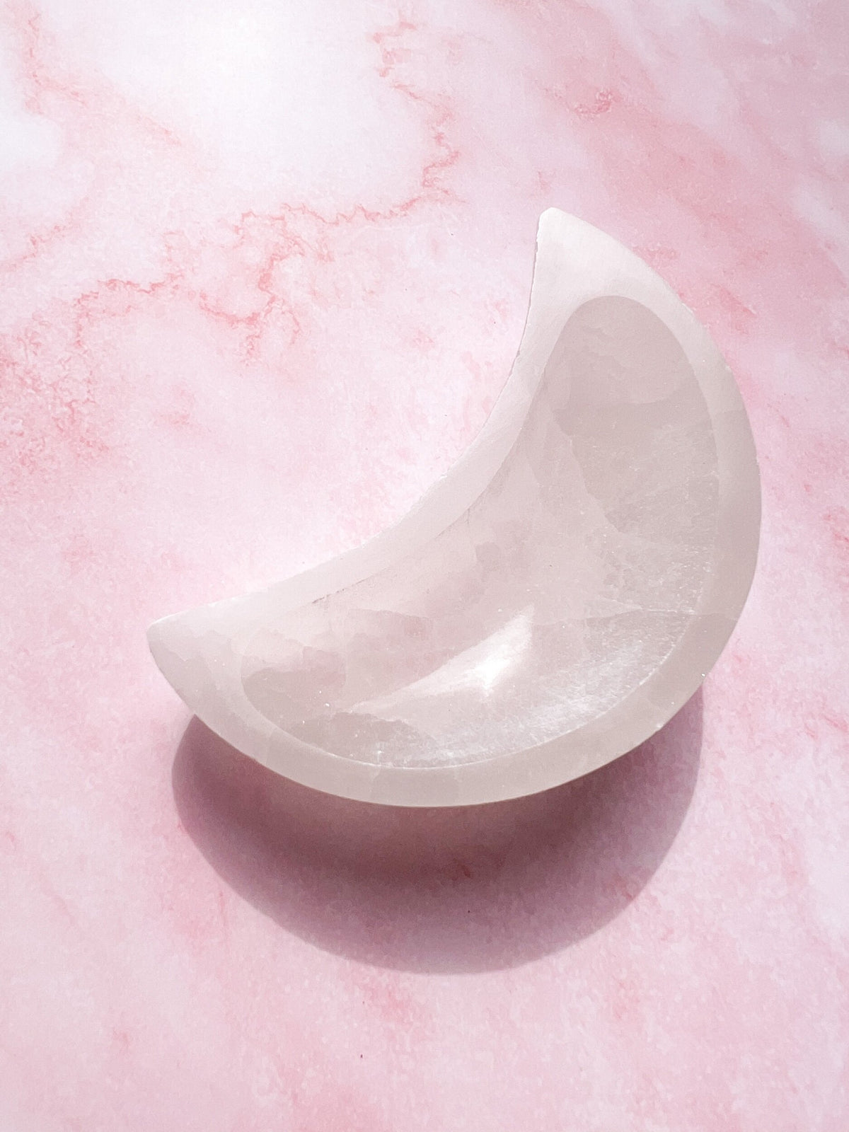 Crescent Moon Selenite Bowl