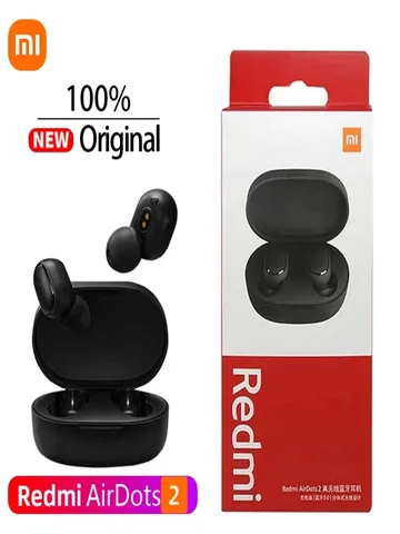 Nowy Xiaomi Redmi Airdots 2 bezprzewodowy zestaw słuchawkowy Bluetooth z mikrofonem słuchawki Airdots 2 Fone słuchawki Bluetooth słuchawki bezprzewodowe