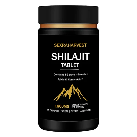 Shilajits ดั้งเดิมอาหารเสริมแร่ที่มีความบริสุทธิ์สูง Shilajit อินทรีย์ธรรมชาติพร้อมแร่ธาตุ 85+ เพิ่มประสิทธิภาพของผู้ชาย