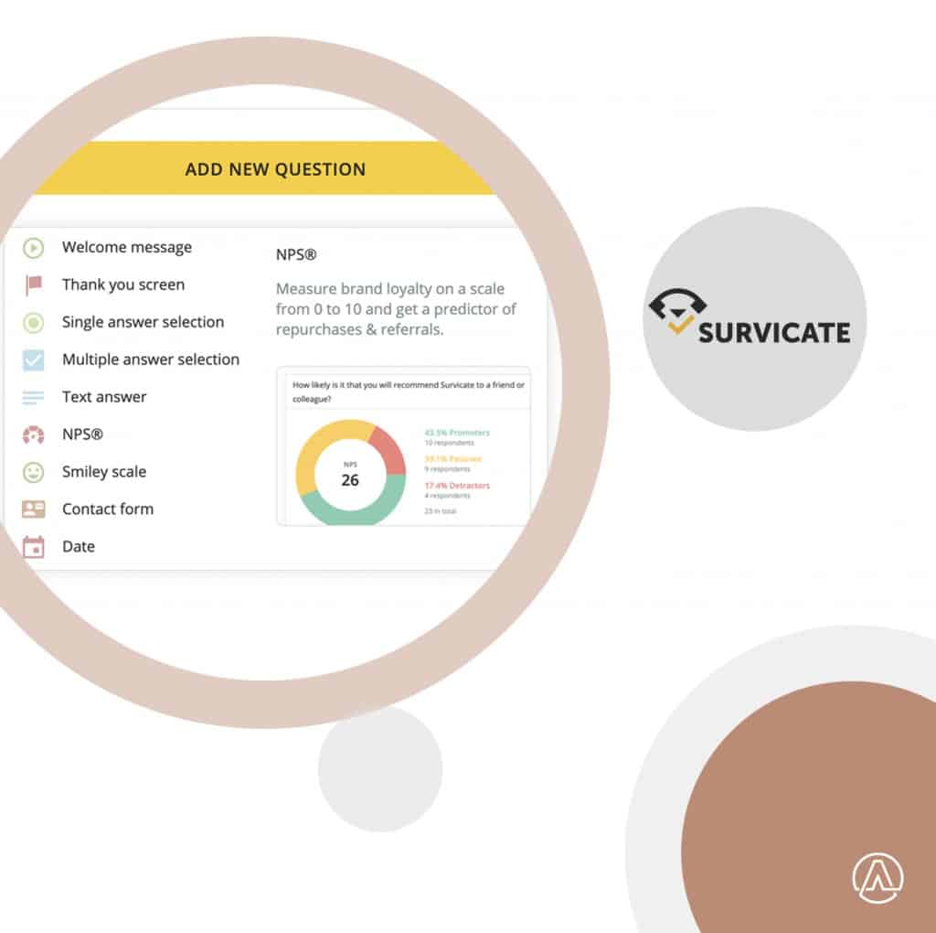 Survicate - უფასო გამოკითხვის ხელსაწყოები