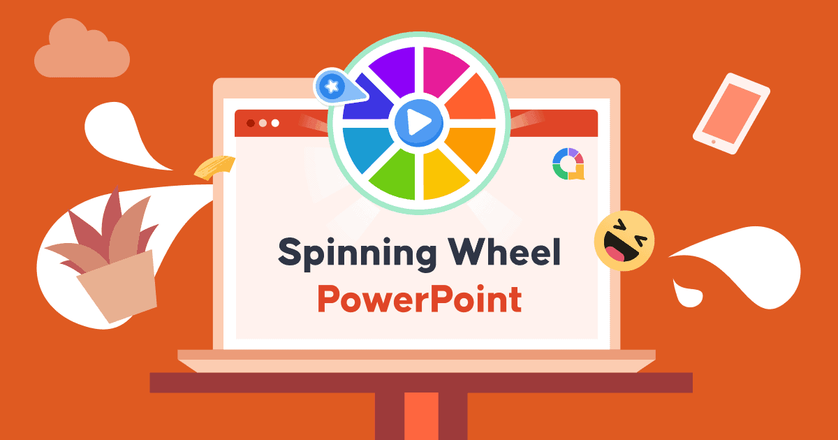 Spinning Wheel PowerPoint for 2024 Paras esitys