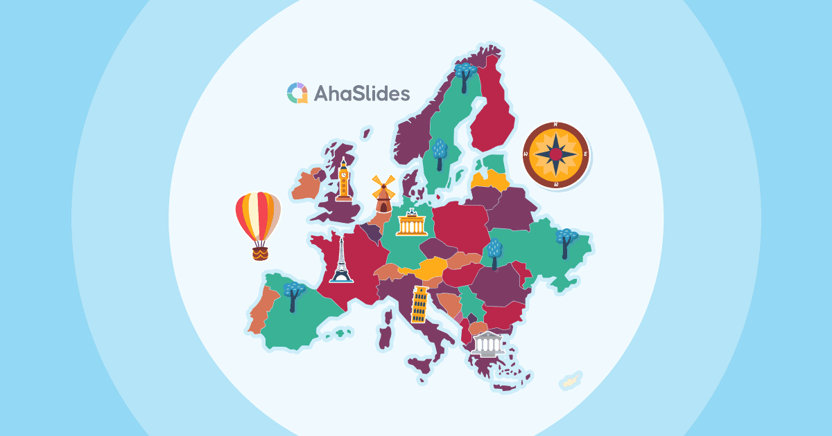 Euroopan karttavisa | 105+ tietokilpailukysymystä aloittelijoille | Päivitetty 2024