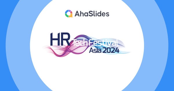 AhaSlides ที่งาน HR Tech Festival Asia 2024