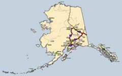 Map of Alaska