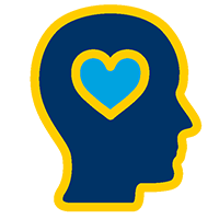 Interest-based Groups - Head with heart/love image