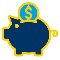 Benefits and Discounts - Piggy Bank Image