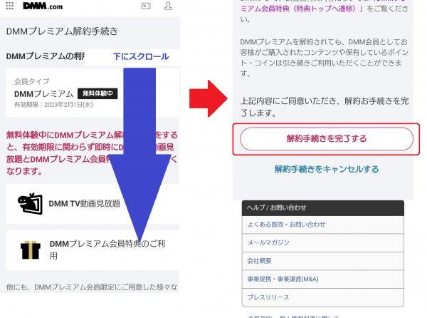 dmmtv 解約8