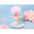 「HANGYODON CAFE ～40th Anniversary～」ハンギョドンとさゆりちゃんのお花見パフェ（C）2025 SANRIO CO., LTD. APPROVAL NO. L656171