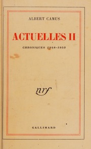 Cover of edition actuellescritspo0000albe