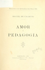 Cover of edition amorypedagoga00unamuoft