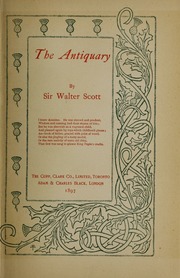 Cover of edition antiquary00scot_0