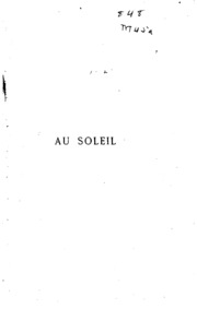 Cover of edition ausoleil00conggoog