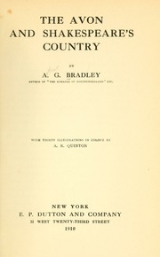 Cover of edition avonshakespeares00brad