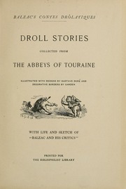 Cover of edition balzacscontesdr00balz