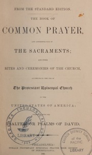 Cover of edition bookofcommonpray0000epis_b3b3