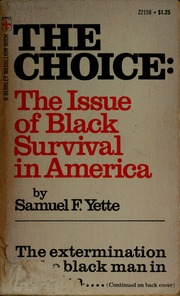 Cover of edition choiceissueofbla00yett