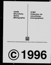 Cover of edition cihm_80331