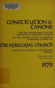 Cover of edition constitutioncano0000epis_v2y3