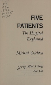 Cover of edition fivepatientshosp0000cric