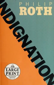 Cover of edition indignation00roth_0