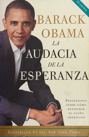 Cover of edition laaudaciadelaesp0000obam