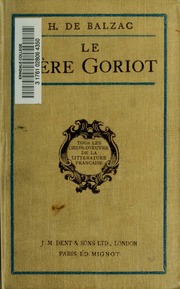 Cover of edition lepregoriotsc00balzuoft