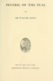 Cover of edition peverilofthepeak00scot