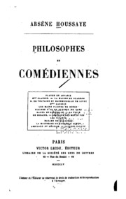 Cover of edition philosophesetco01housgoog