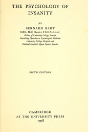 Cover of edition psychologyofinsa00hart