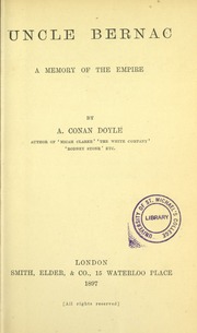 Cover of edition uclebernac00doyluoft