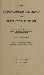 Cover of edition undergroundrailr0000sieb