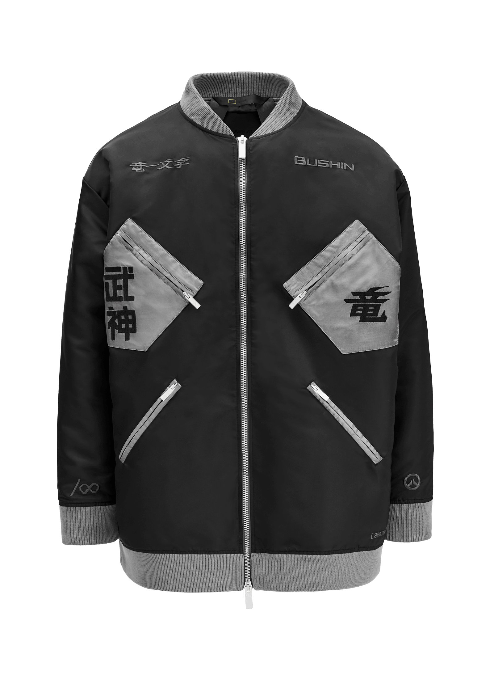 Genji bushin bomber jacket front view