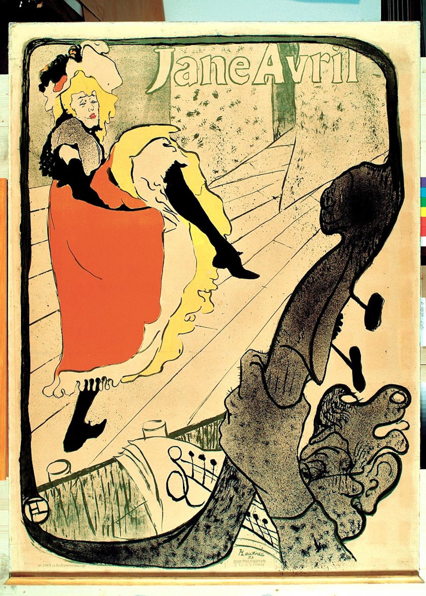 Jane Avril featured heavily in Henri de Toulouse-Lautrec’s graphic posters (The Met Museum)