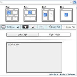 Chromeのタブを思いどおりに分割できる拡張機能 TabResizeで遊ぼう!!