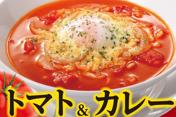 斬新！ 幸楽苑の「トマト＆カレー」らーめん!! トマト丸ごと1個分以上